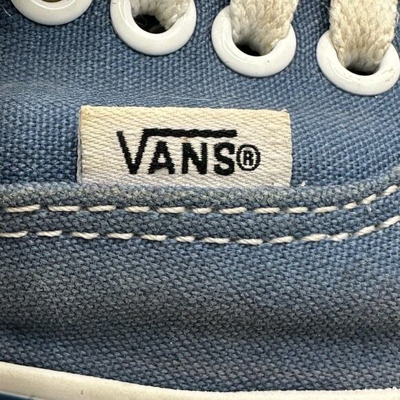VANS UNISEX OLD SKOOL STYLE Blue CANVAS Lace -Up Men-8 Women-9.5 M EUC - Picture 4 of 10